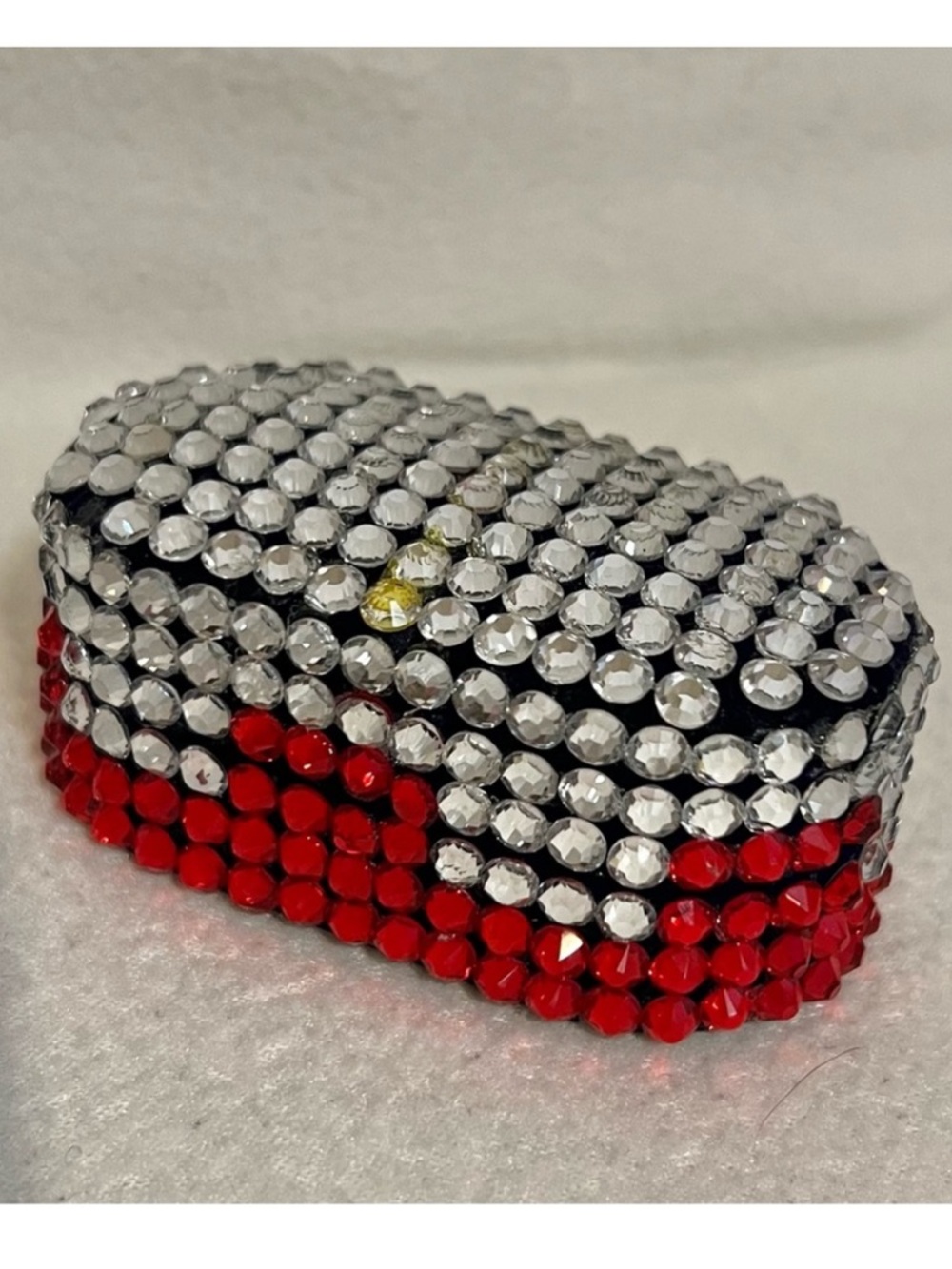 Handmade Embellished Earrings Jewelry Box NWT